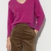 Strick-LUISA CERANO V-Pullover Aus Alpaka-Mix