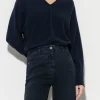 Strick-LUISA CERANO V-Pullover Aus Kaschmir-Mix