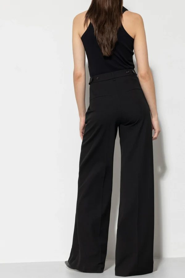 Sets | Hosen-LUISA CERANO Wideleg-Pants black