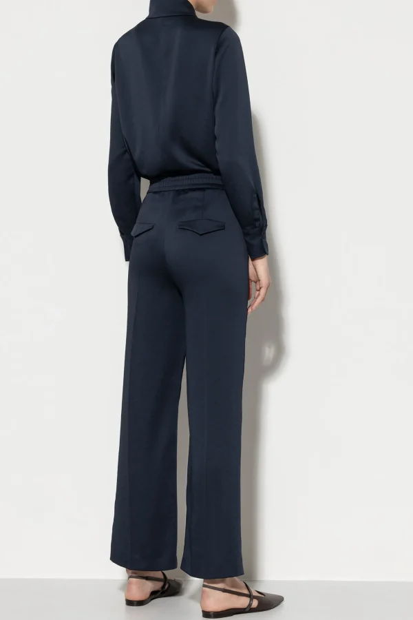 Sets | Hosen-LUISA CERANO Wideleg-Pants Mit Bundfalte midnight blue