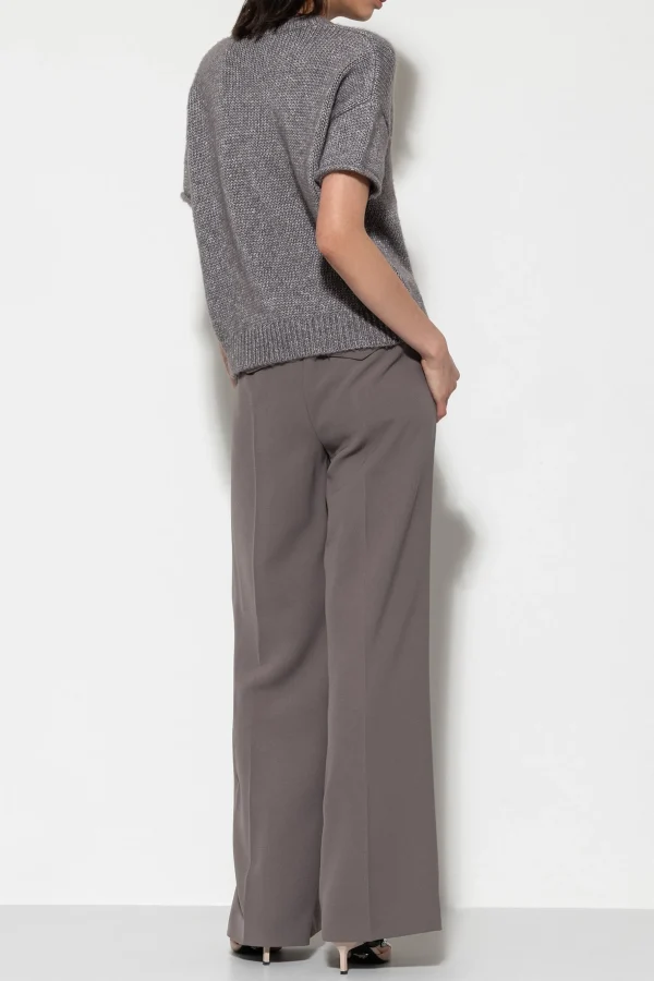 Hosen-LUISA CERANO Wideleg-Pants Mit Bundfalten