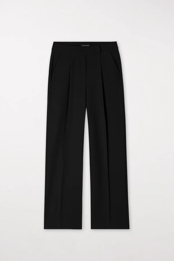 Hosen-LUISA CERANO Wideleg-Pants Mit Bundfalten