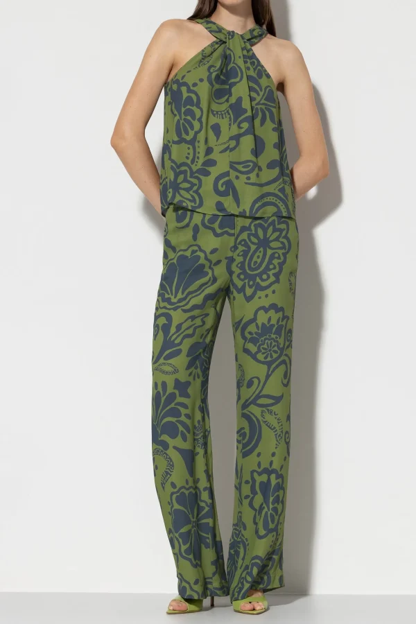 Sets | Hosen-LUISA CERANO Wideleg-Pants Mit Flower-Print multi