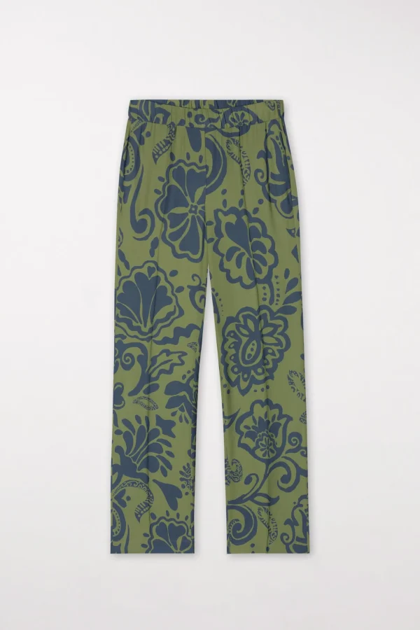 Sets | Hosen-LUISA CERANO Wideleg-Pants Mit Flower-Print multi